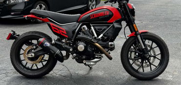 2024 DUCATI SCRAMBLER FULL THROTTLE motorcycle for rent near Peabody, MA