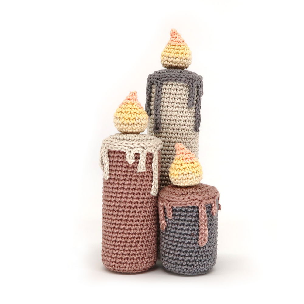 CANDLES Crochet Pattern, Amigurumi