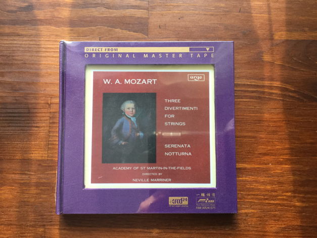 Mozart - Three Divertimenti for Strings XRCD