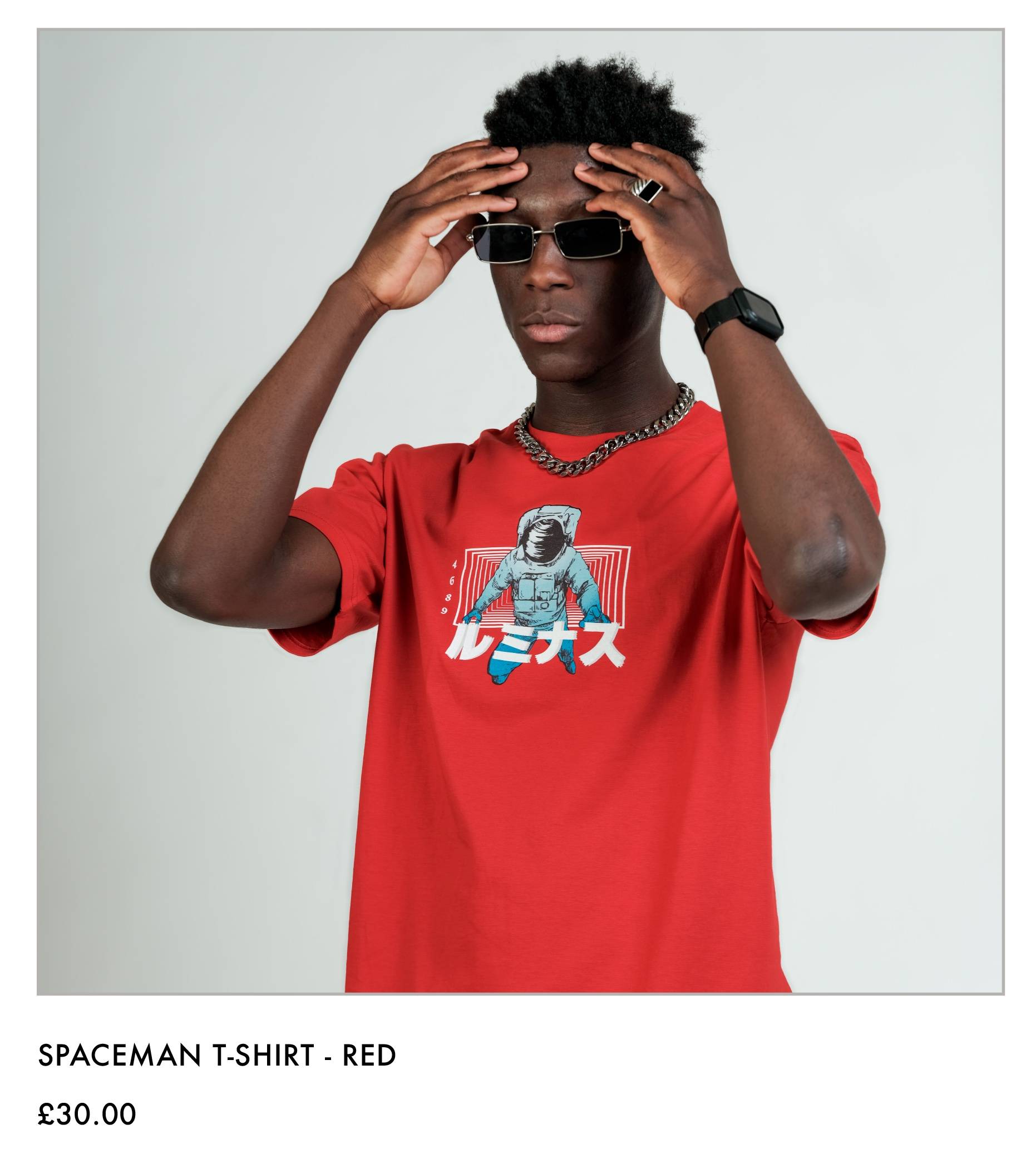 Spaceman T-shirt - Red