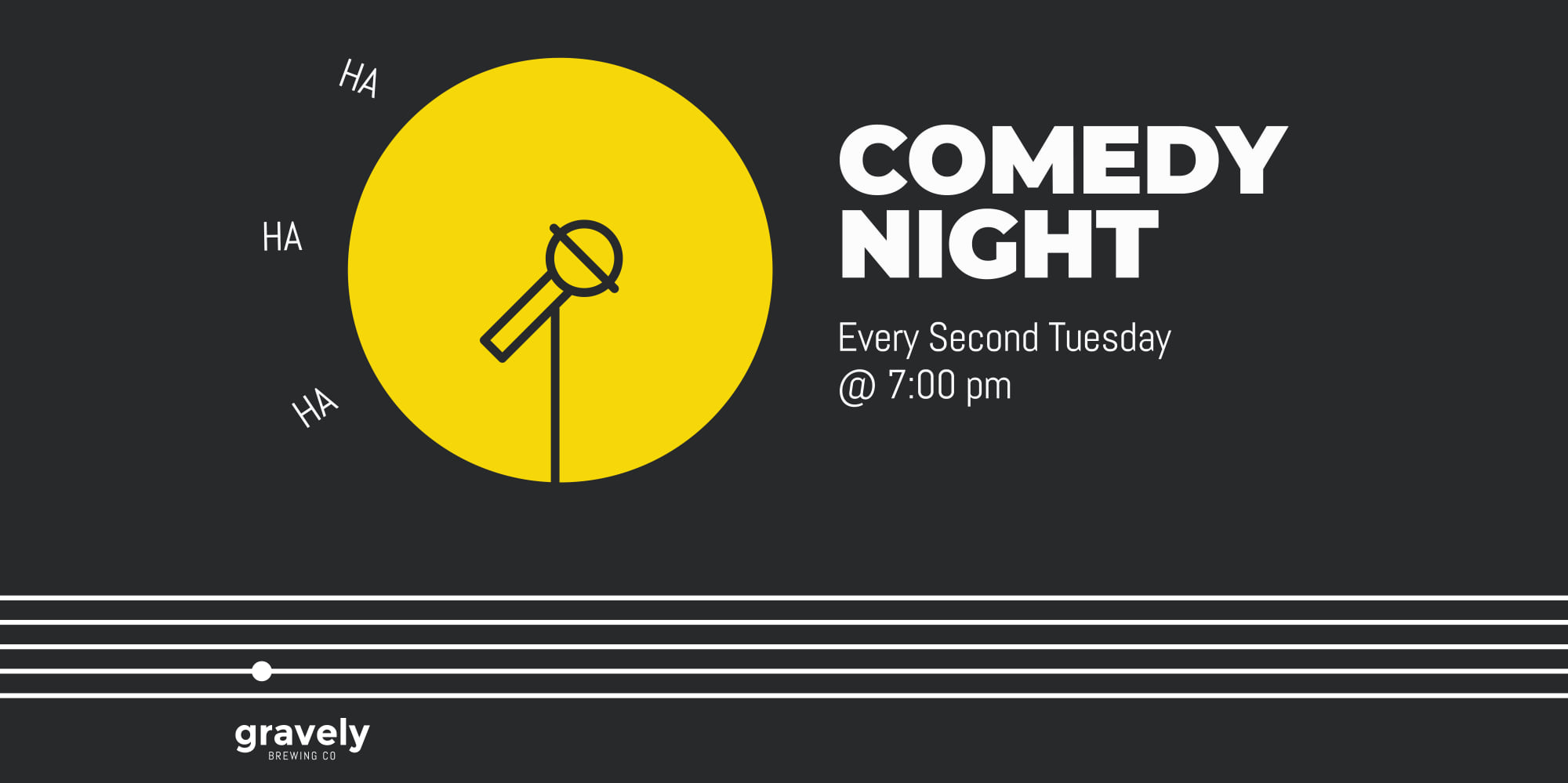 Comedy Night at Gravely Brewing Co promotional image