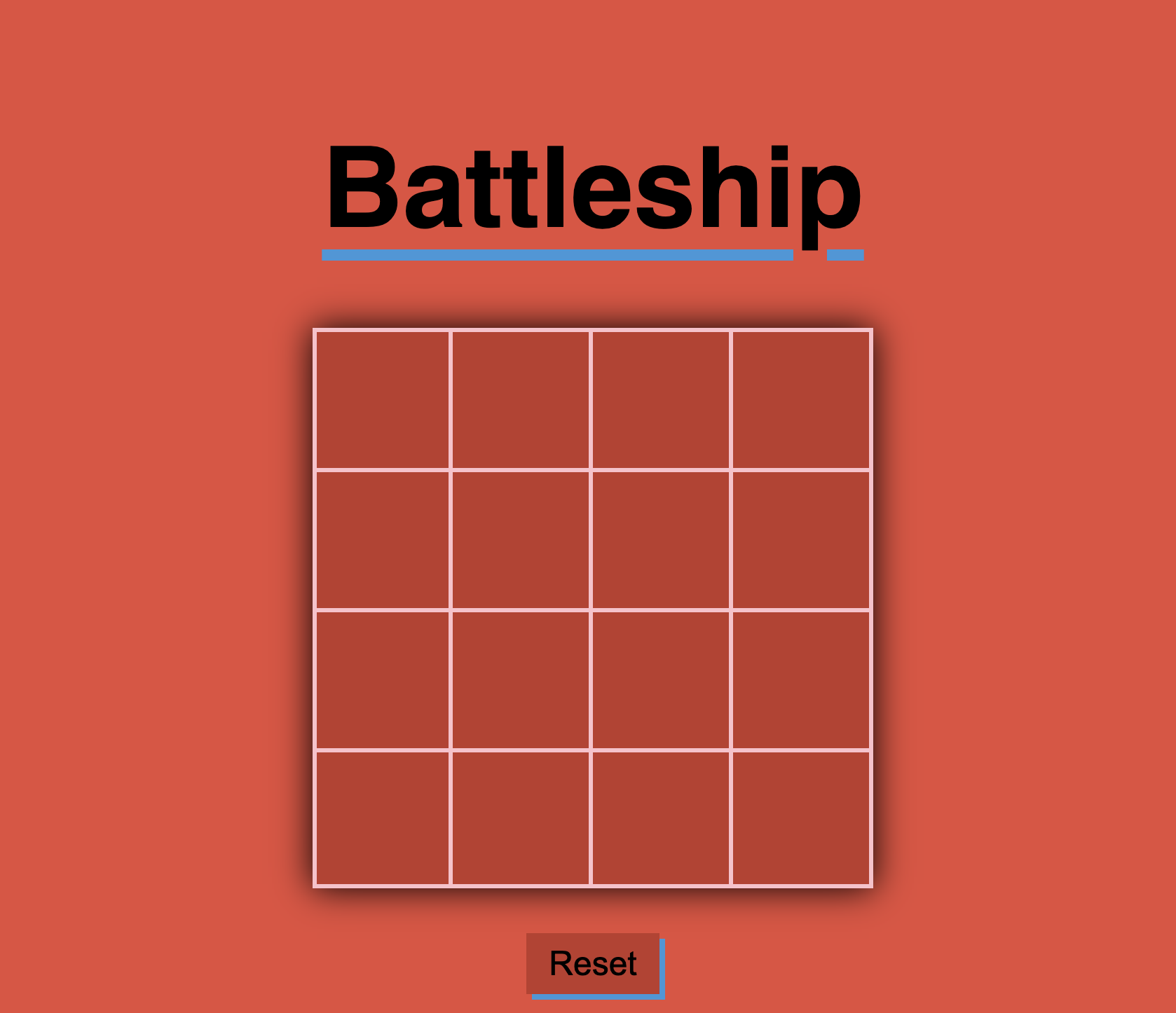 Battleship Game Project