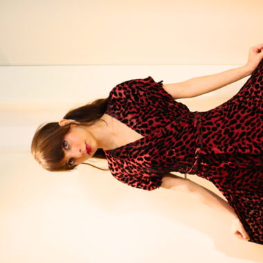 Red Velvet and Silk Leppart diane von fürstenberg