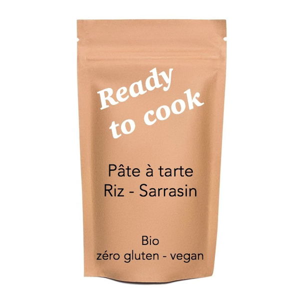 Pâte à Tarte Riz Sarrasin, Ready to Cook sans gluten 