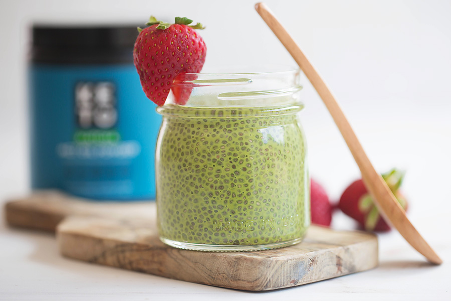 Matcha Chia Seed Pudding