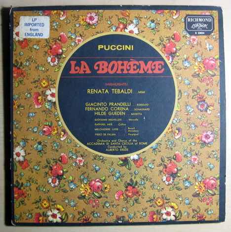 Puccini - La Boheme - 1957 London / Richmond R 23034