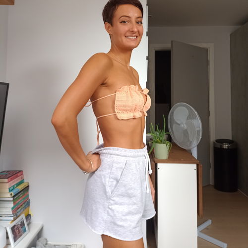 Haakpatroon: Gehaakte bralette met plooien