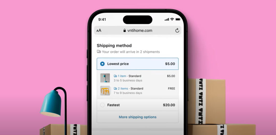 shopify split shipping checkout