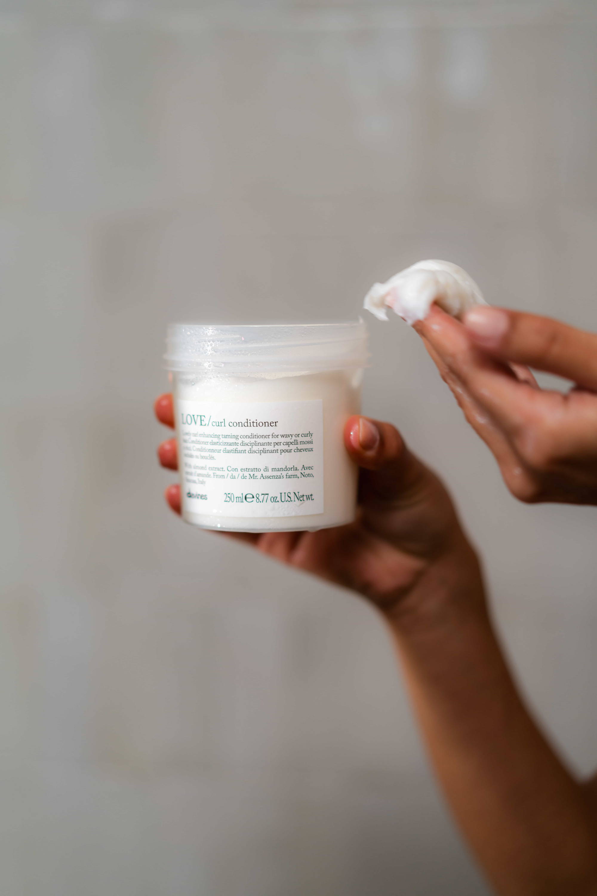 Davines krullend haar verzorging