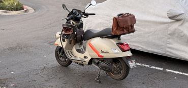 2024 VESPA GTV 300 motorcycle for rent near San Diego, CA