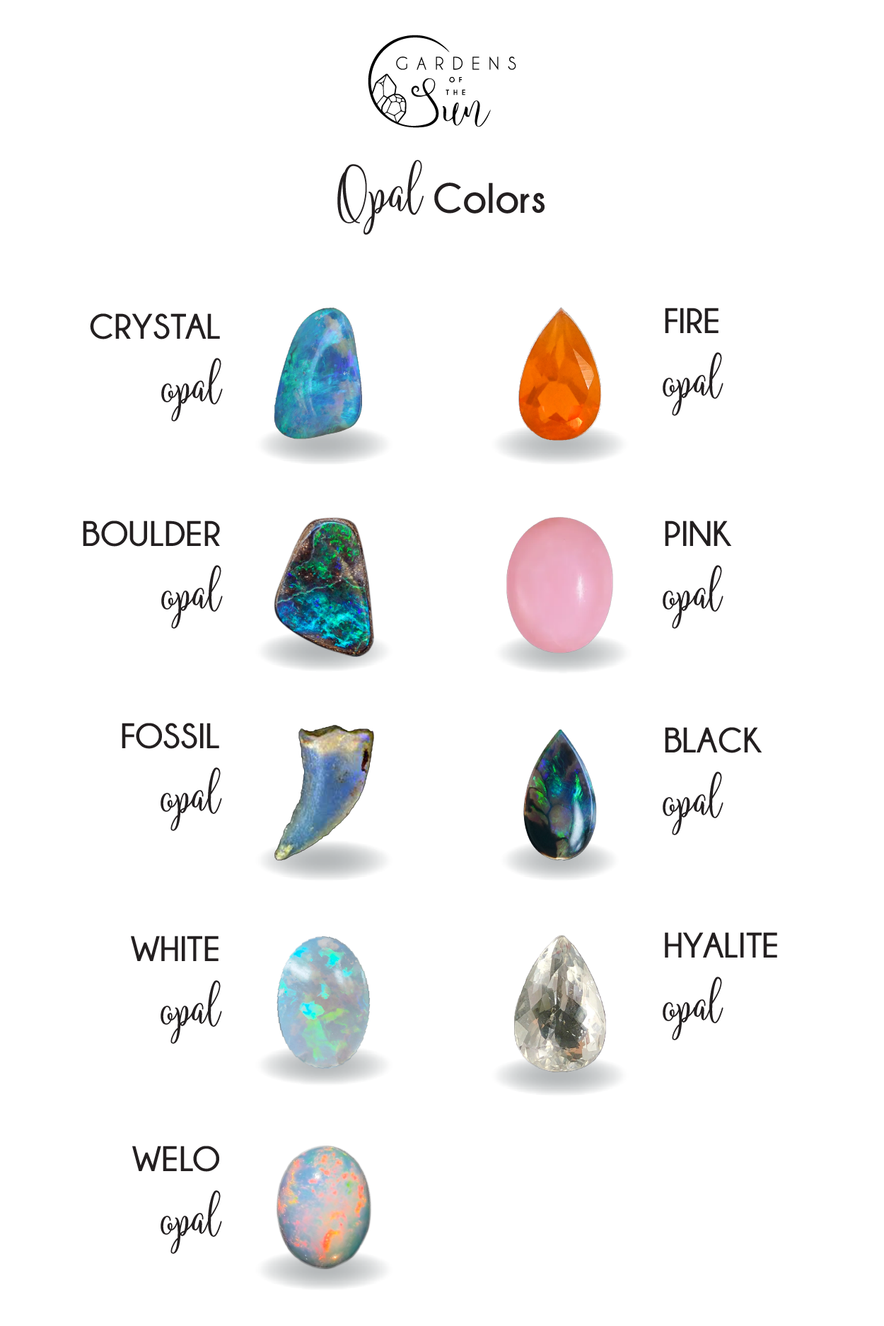 Opal colors for libra zodiac birthstone