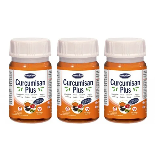 Curcumisan Plus - Fermentierte Kurkuma - 3er Pack