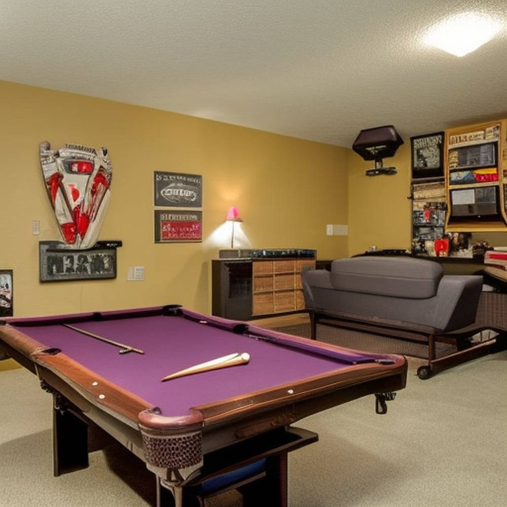 Crafting a Man Cave in a Small Room