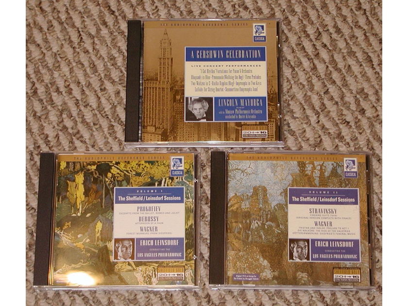 3 Sheffield Gold CDs - Leinsdorf, Mayorga