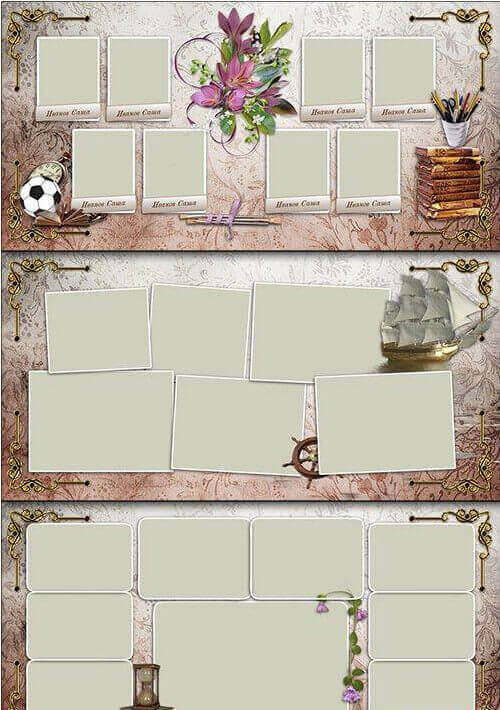 Фотокнига для выпускников в PSD - в добрый путь, выпускники