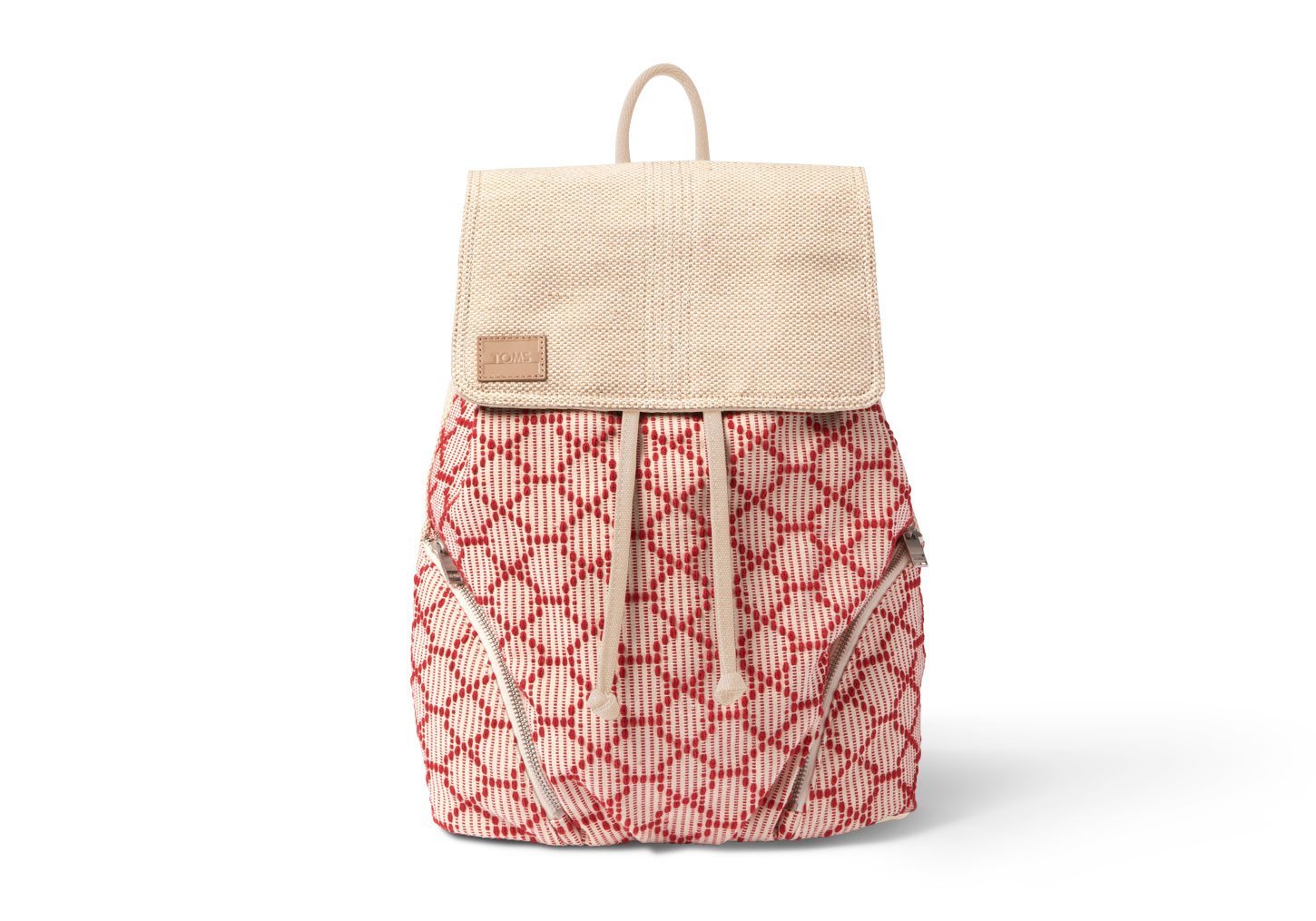 TOMS Scarlet Multi Cross Stitch Mix Sojourn Backpack Review - Slant