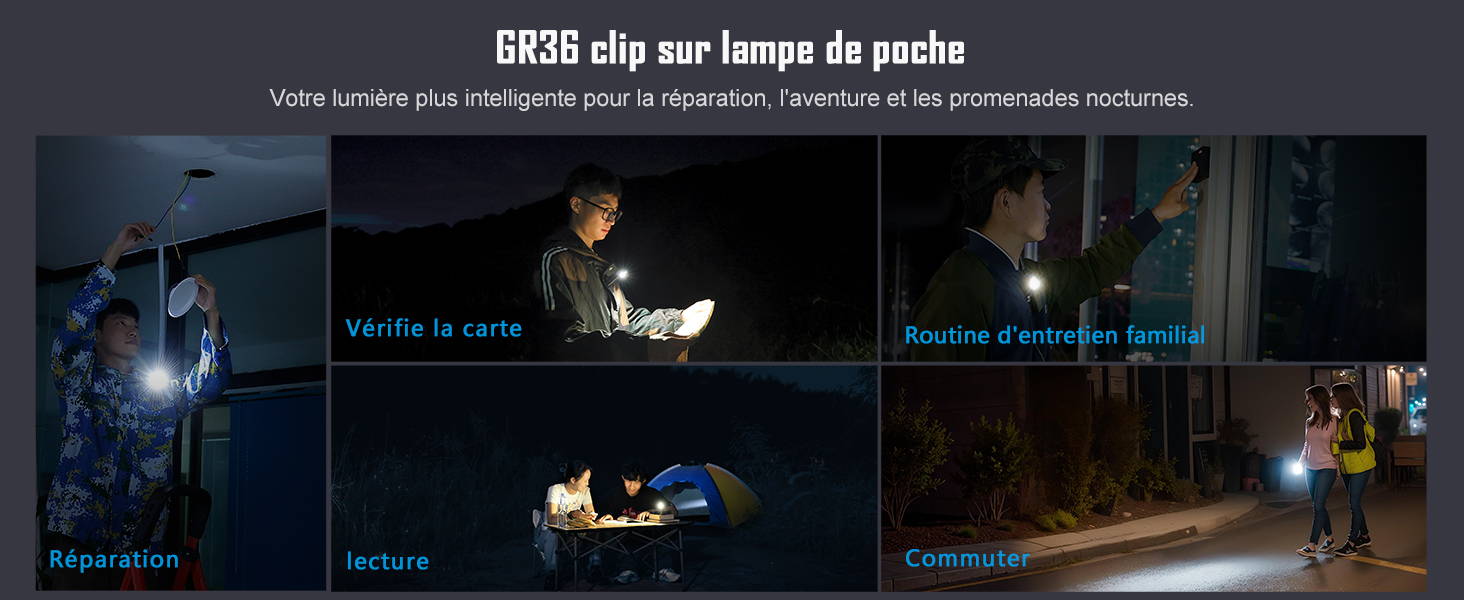 IMALENT LD35 Lampe de poche rechargeable EDC