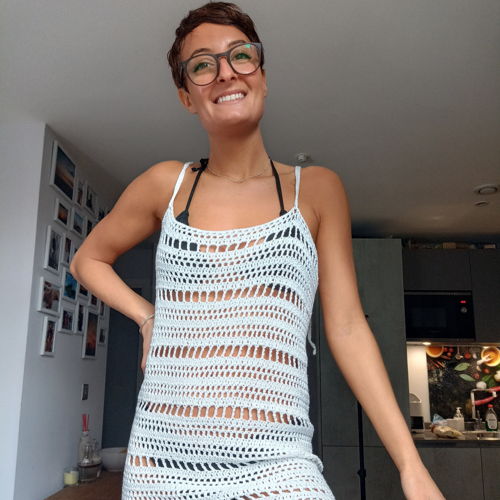 The breezy beach dress - crochet pattern