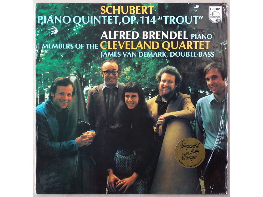 PHILIPS | BRENDEL -  - CLEVELAND QUARTET / SCHUBERT Piano Quintet, Op. 114 "Trout" | NM