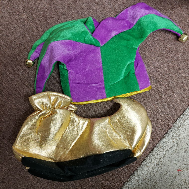 Jester hat and shoes