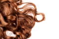 brownish ginger hair strands