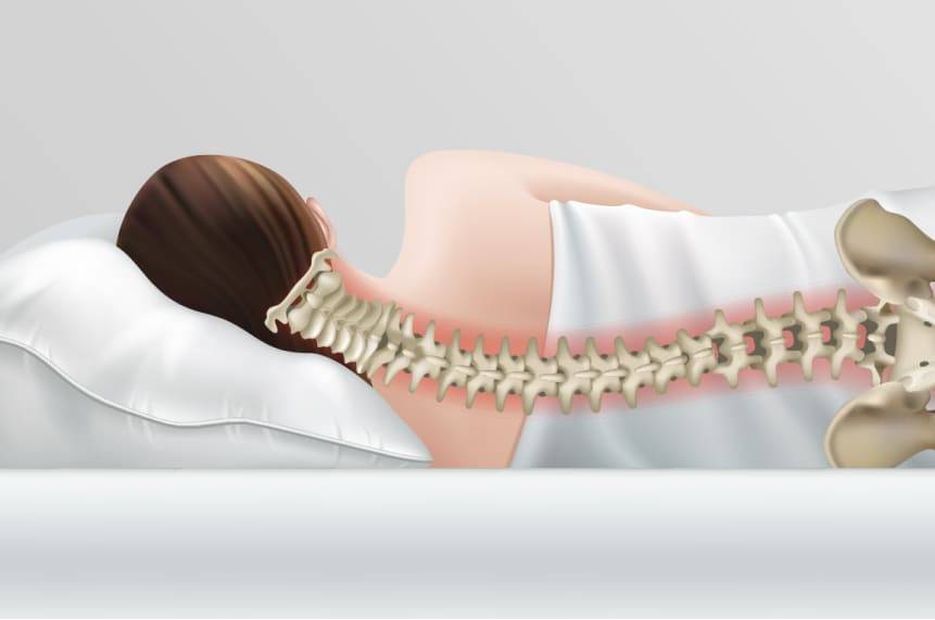Oreiller Cervical Ergonomique, Coussin Memoire de Forme