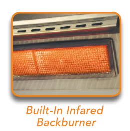 AOG Built-In Infrared Backburner