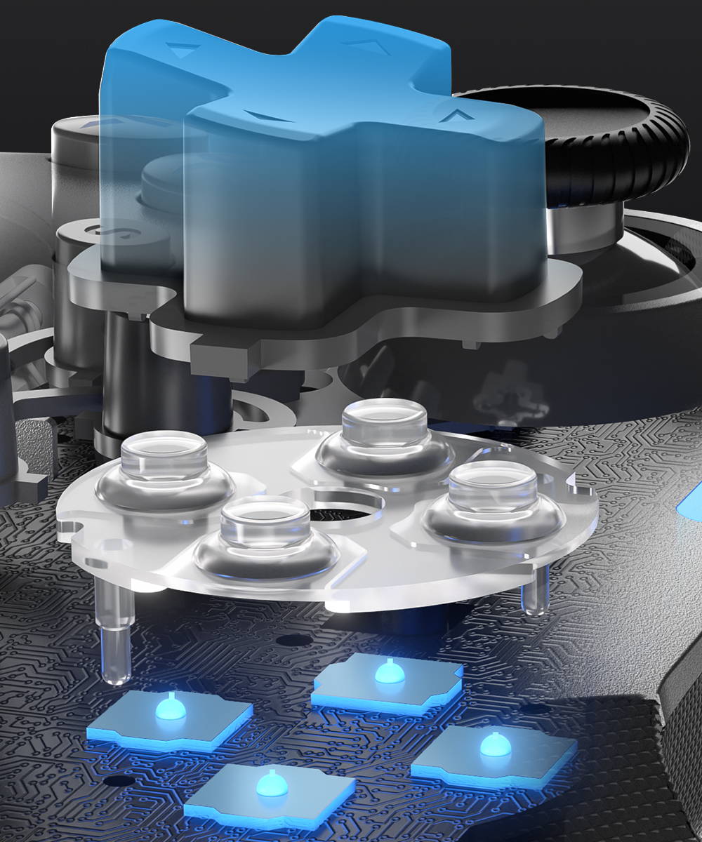 EasySMX® X10 PC Controller with Mechanical Buttons and Hall Joysticks