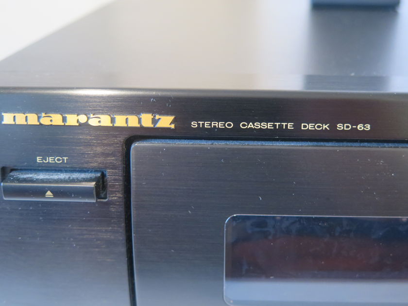 Marantz SD-63 Stereo Cassette Deck