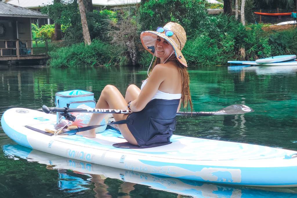 Funwater stand up paddle board in Bloor park Ottawa