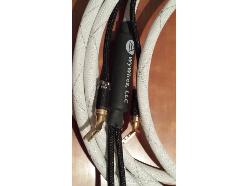 WyWires, LLC Platinum Speaker Cables  10' Pair mint condition