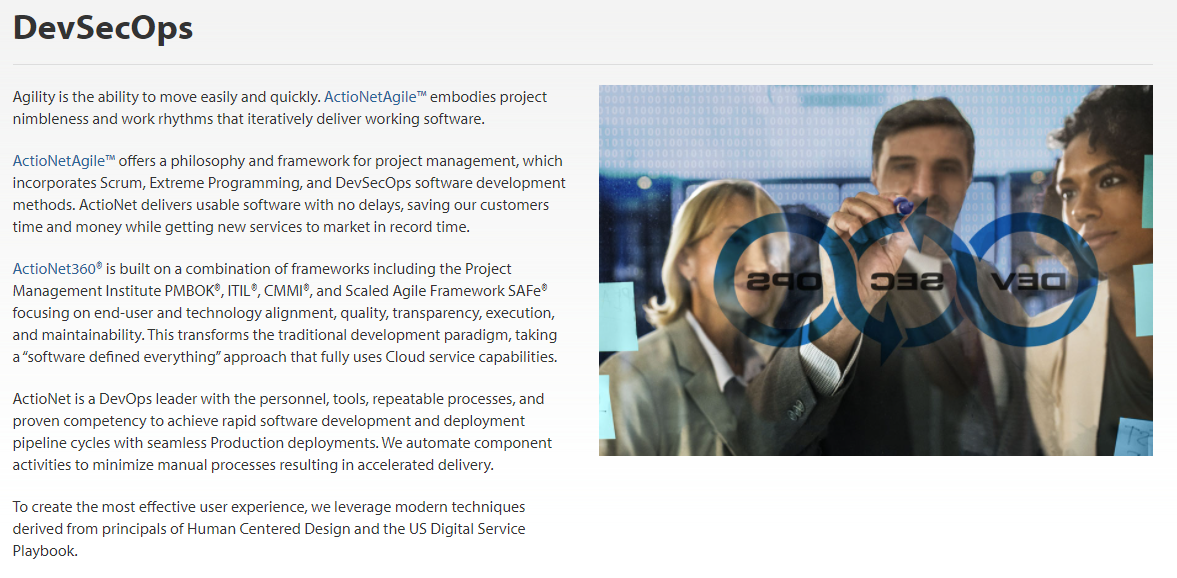 ActioNet product / service