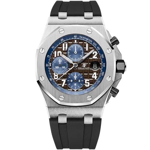Audemars Piguet Royal Oak Offshore Chronograph Chronograph Navy Havana Chocolate Brown Dial 26470ST