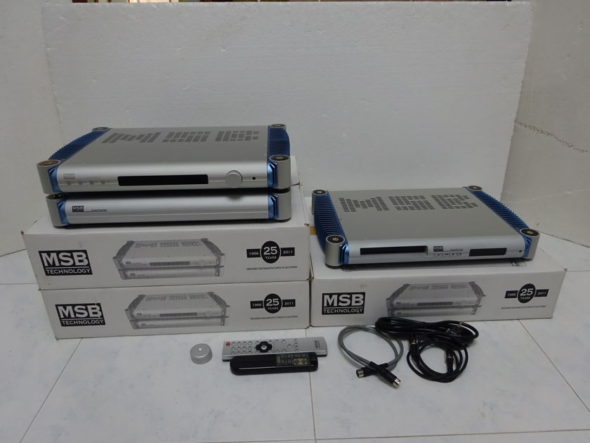 MSB Platinum DATA CD IV + DAC IV + Power Base (200v-260V @ 50/60hz)