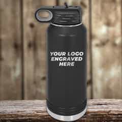 custom water bottle 32 oz with your logo or design