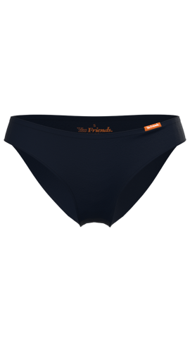 Navy Fairtrade Organic Cotton Low Rise Bikini Knicker