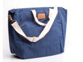 Kooler Bag Blue with Cream Handles