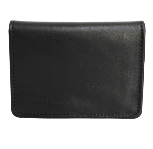 Quality Full Grain Cow Hide Leather Wallet / Card Holder. Black. Style No: 11014 - Image 10