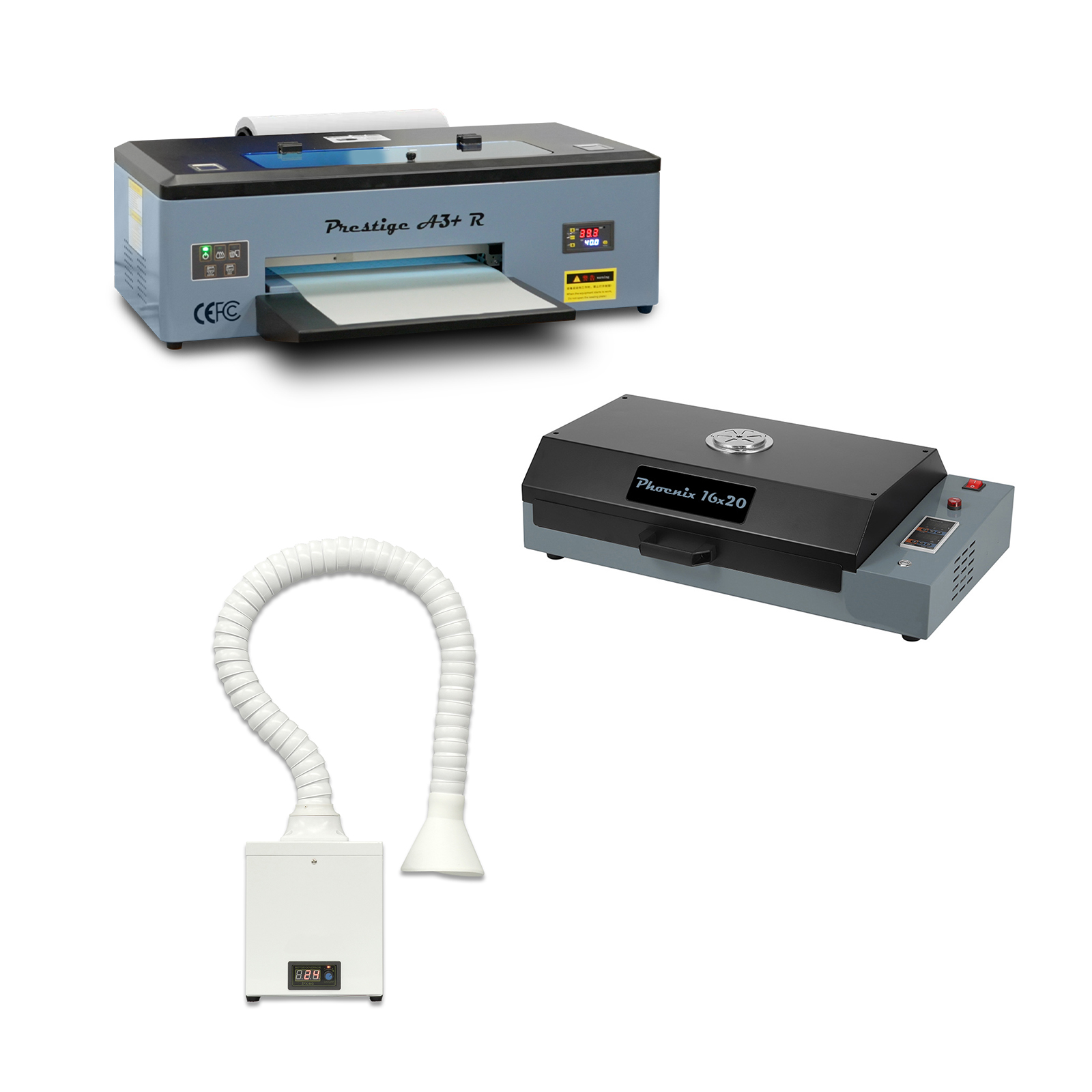 DTF Station Prestige A3+ R DTF Printer and Phoenix 16x20 DTF Curing Oven and Purifier MINI Portable Air Filter All American Print Supply Co.