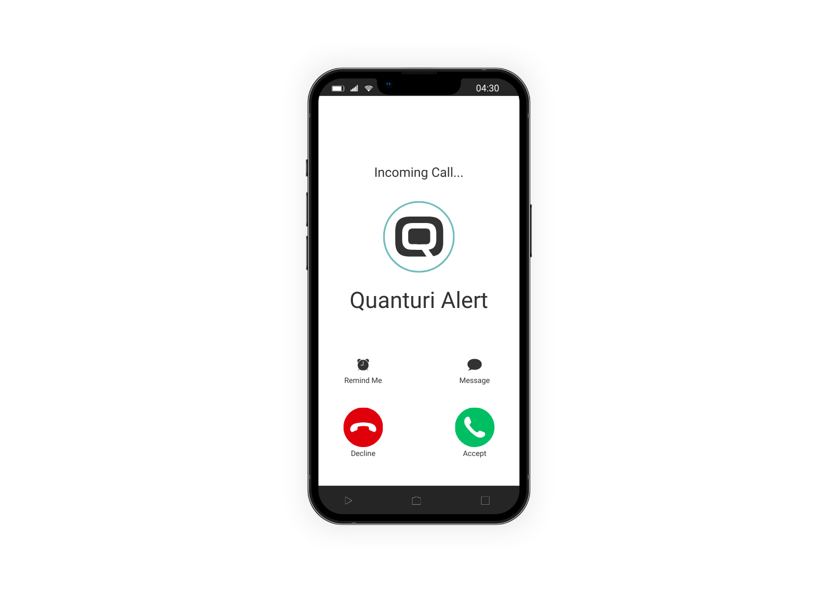 Quanturi call alert add on