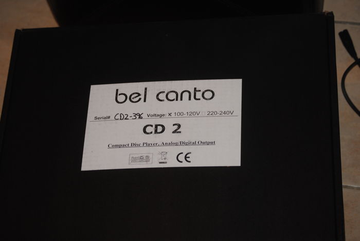 Bel canto CD 2 compact disc . player/digital out