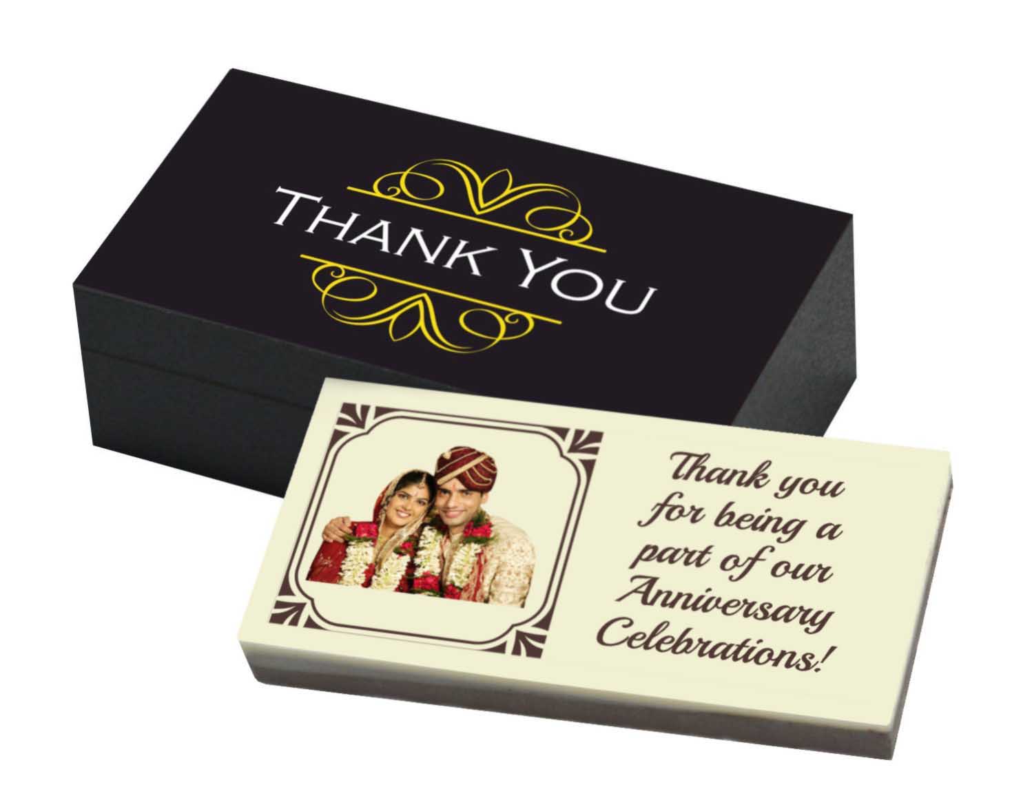 Customized Chocolate Bar for Wedding  Anniversary  Return  