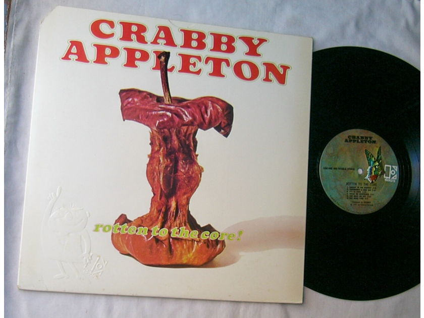 CRABBY APPLETON - - ROTTEN TO THE CORE - RARE 1971 BLUES ROCK LP - WITH POSTER - ELEKTRA