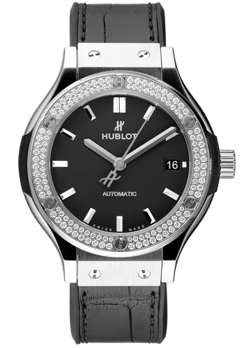 Hublot Classic Fusion Titanium 38 mm Diamonds 565.NX.1171.LR.1104