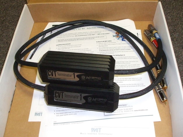 MIT CVT Terminator 1 interconnect, 1 meter For Sale | Audiogon