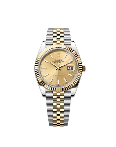 Rolex Datejust 41 41 Champagne dial Jubilee Bracelet Box & Papers 2025