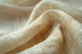 flax linen fabric close up