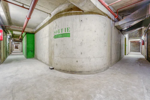 Intérieur d'un box à Paris