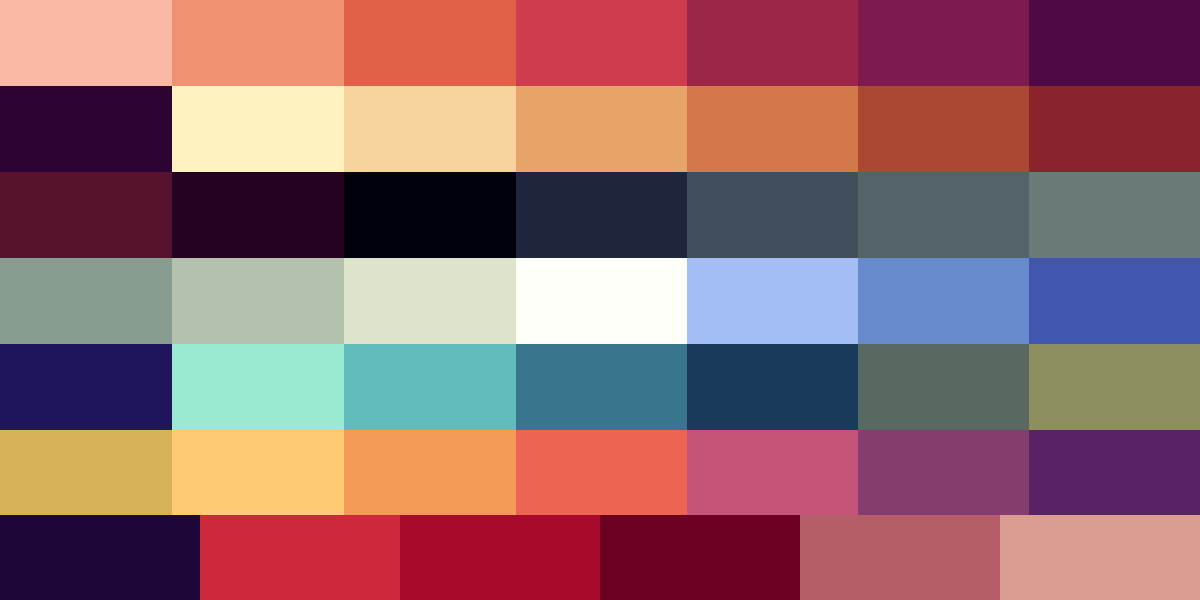 e.48 (eris' ocean sunset) Palette