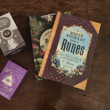 Tarot Decks and Books on Witchcraft